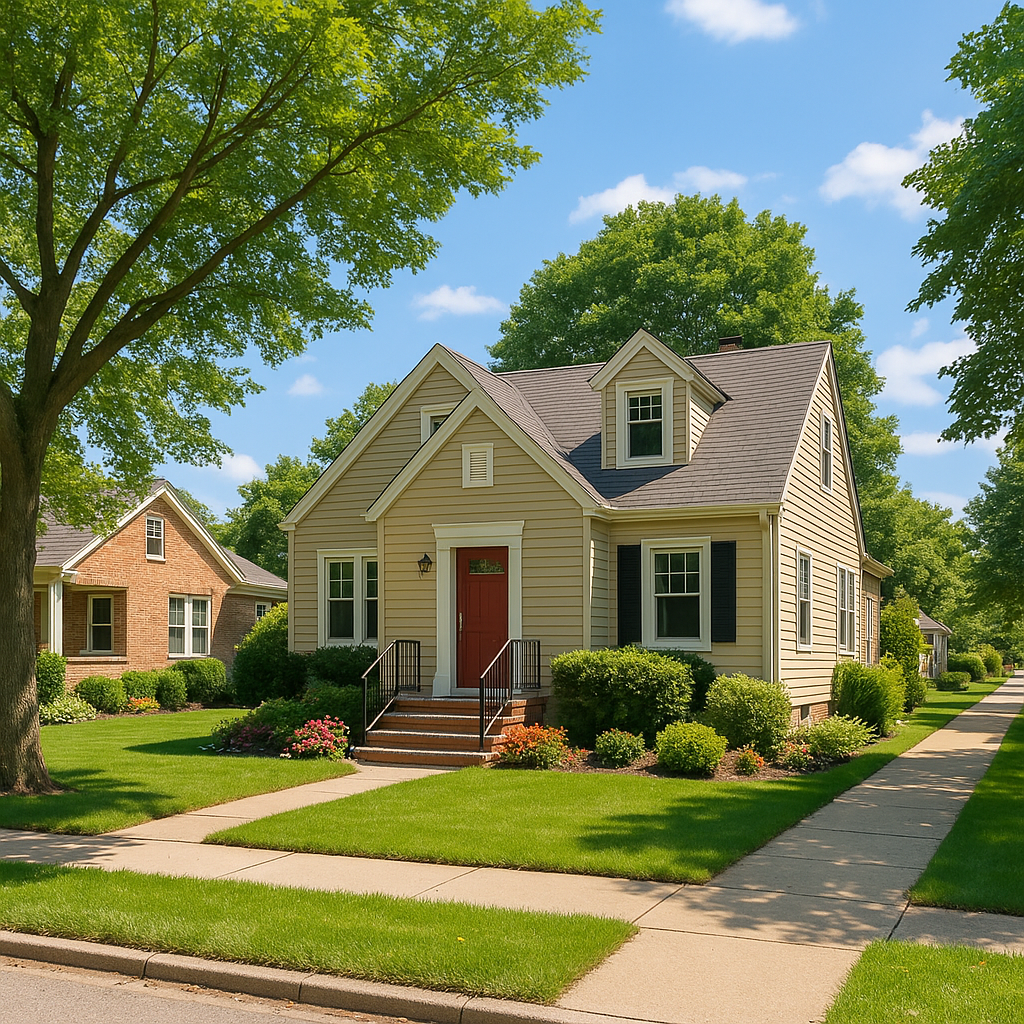 Charming and affordable home on a tree-lined street in Arlington Heights, showcasing a welcoming neighborhood atmosphere near 11 S Evergreen Ave, appealing to home buyers and relocating families.
