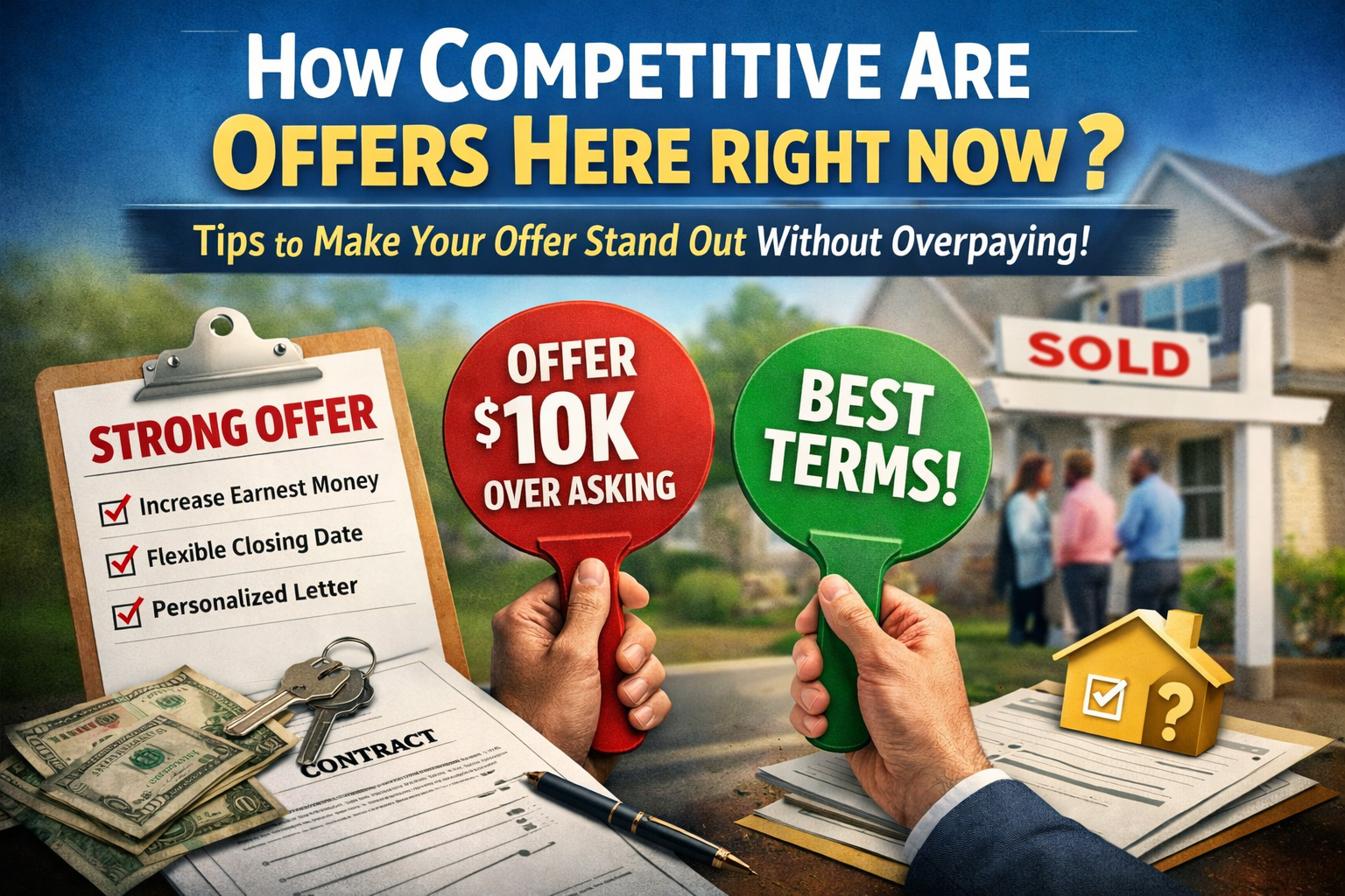 How competitive are home offers right now and tips to make your offer stand out without overpaying
